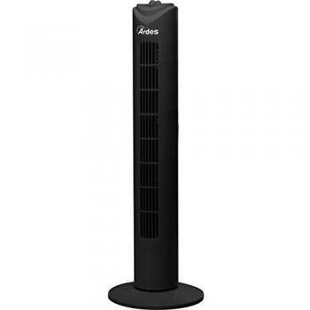 Schwarzer Ardes Totem Turmventilator AR5T80B 40 W