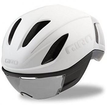 Giro Vanquish MIPS Cycling Helmet, Matt White/Silver, Large (59-63 cm)