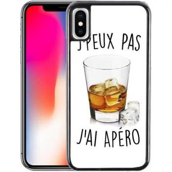 Étui iPhone X J'peux pas j'ai Apéro