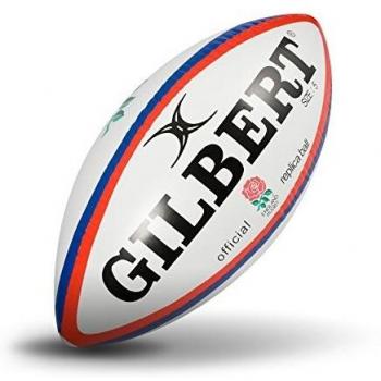 Gilbert England Inflatable Rugby Ball Beach Accessory 120cm