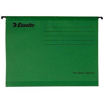 Esselte A4 Green Classic Suspension Files, Pack of 25 | 90318