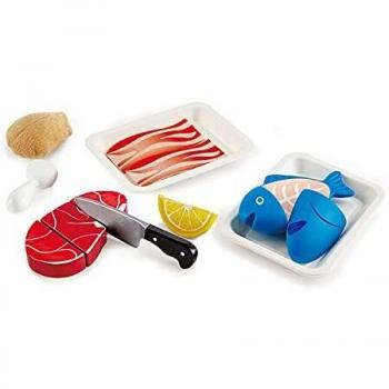 Hape Spiellebensmittel »Fisch & Fleisch Set«, (9 tlg.)