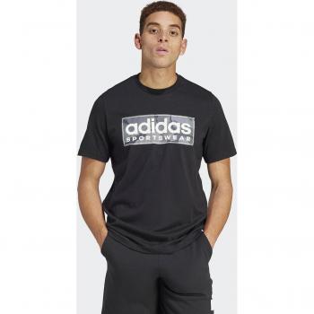 Adidas Herren Camo Graphic 2 T-Shirt Schwarz Größe L