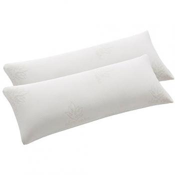 Pack 2 Almohadas Viscoelásticas Transpirables con Funda Aloe Vera – Fabricado en España (Donegal Collections)