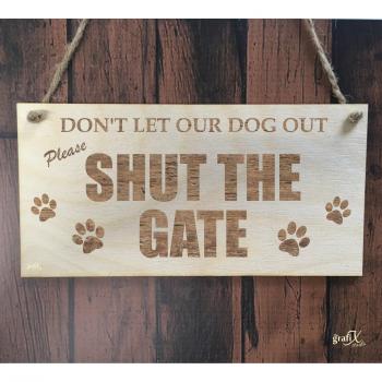 Laser‑Engraved Pet Door Guard Plaque PQ25