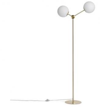 Moonlight Metal & Glass Lamp Post – 2 Doré Spots