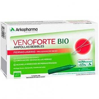 Venoforte Piernas Ligeras 10 Ampollas Bebibles Arkopharma