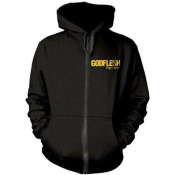 Felpa unisex Godflesh con cappuccio e zip