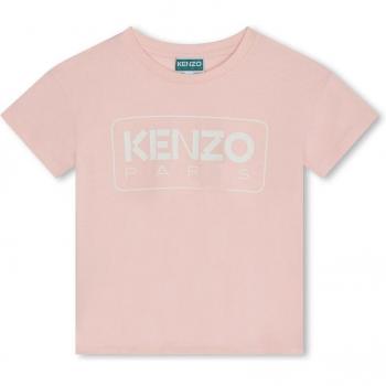 T-shirt Kenzo Kids Fille avec imprimé sigle 6A