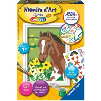 Ravensburger – Numéro d’art mini – Cheval et stickers