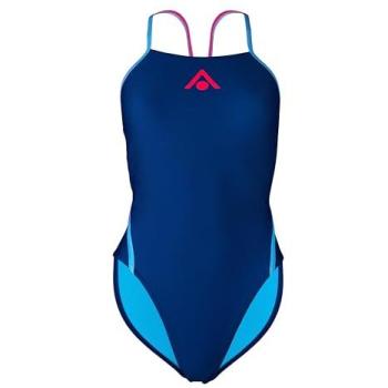 Essentials Blue Diamond Back Badeanzug für Frauen