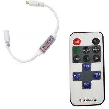 Mini Dimmer RF Fernbedienung 12/14 Tasten für LED Streifen DC 5V 12V 24V einfarbig 5050 2835 3528