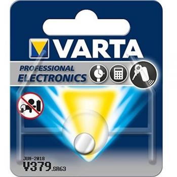 Varta VARTA Knopfzellenbatterie Electronics V379 (SR63) Silber