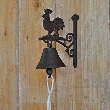 Cloche Carillon Coq en Fonte 19 cm