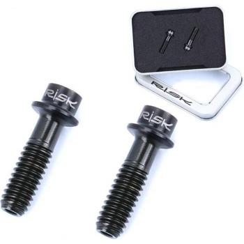 Tornillos de Titanio M5x18 RISK para Freno y Poste de Bicicleta de Montaña