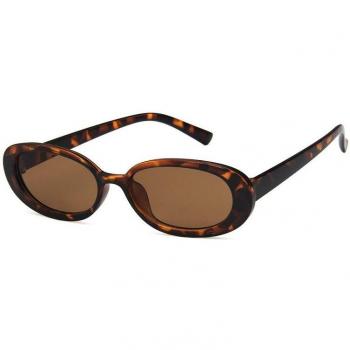 Retro ovale Sonnenbrille mit UV400 Schutz