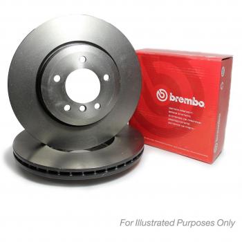 Brembo 09.A115.10 Vorderachse Bremsscheibe – Innenbelüftet, 262 mm