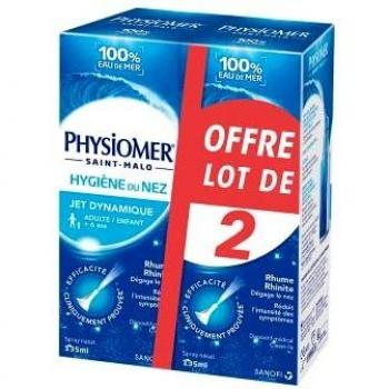 Physiomer Jet Dynamique Hygiène du Nez 2x135ml