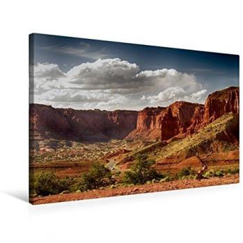 Textil‑Canvas “Capitol Reef” 75 × 50 cm – Premium Edition (Jürgen Klust)