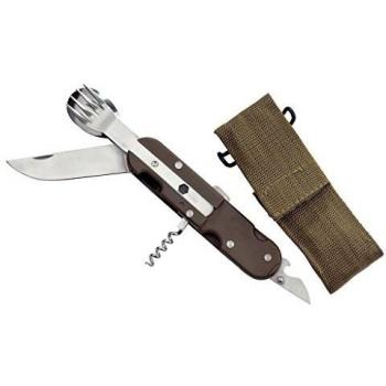 Kit de couverts en acier inox pour camping