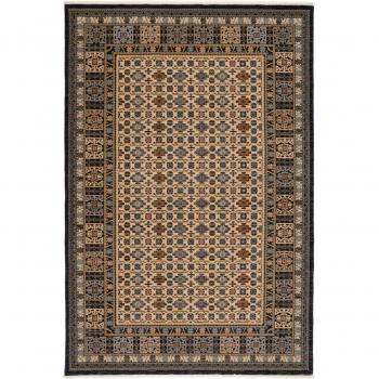 All‑Season Wool Floor Covering – 250cm × 350cm – Beige/Brown/Black