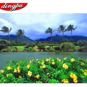 Kit de Bordado de Diamantes 5D Paisaje Floral