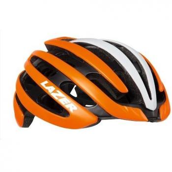 Lazer Z1 Casco Naranja/Blanco