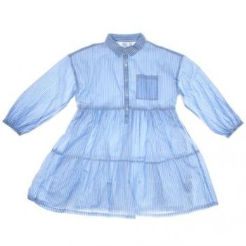 Gap Langarmkleid für Mädchen Hellblau 6-7 Jahre
