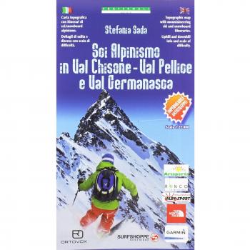 Carta n. 97. Sci alpinismo in Val Chisone, Val Pellice e Val Germanasca 1:25000