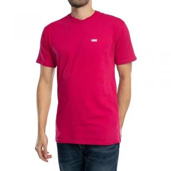 VANS LEFT CHEST LOGO T-Shirt Herren L 2025 Jubiläum Cherry Red