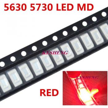 Chip de luz LED SMD 5730, 200 piezas, luz blanca/cálida/roja/verde/azul/amarilla, 3.2 V
