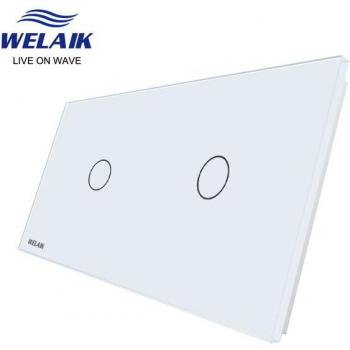 Weißer Kristall‑Lichtzauberstab, 2‑Gang, 151 x 80 mm, Touch‑Schalter, DIY‑Set