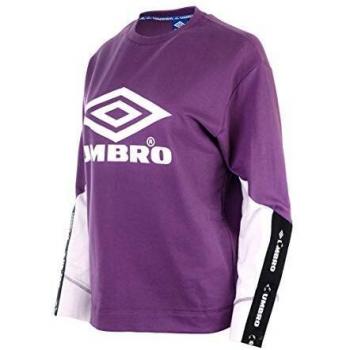 Umbro Frauen-Lina Sweatshirt: Violett-Weiß, XL Größe