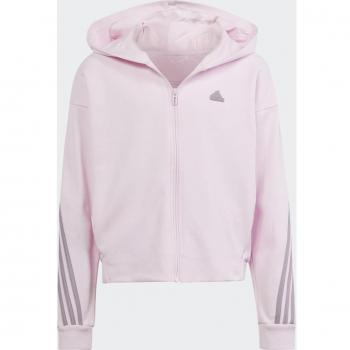 Gilet rose Future Icon 3-Stripes en coton pour filles adidas
