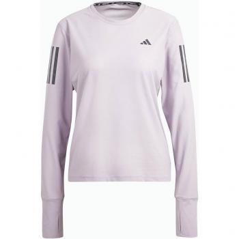 Adidas Camisa de Manga Longa Feminina Own The Run Rosa