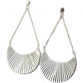 Pendientes 'Cléopatra' en plata