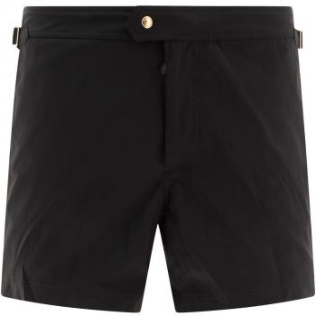 Shorts Tom Ford Popeline in Mare Nero 54/56