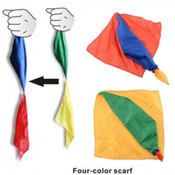 Rainbow Shift Silk Tricking Scarves – 2 Pieces