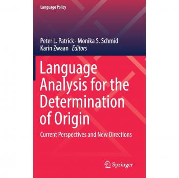 Language Analysis for the Determination of Origin