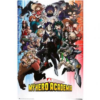 Poster REINDERS „My Hero Academia“ – Bunt & Leicht, 61 x 91,5 cm, 0,1 cm Papier