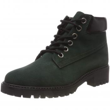 Botines Bianco para Mujer, Laced Up, Verde (Dark Green 551)