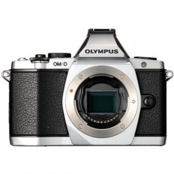 Olympus E-M5 OM-D Gehäuse kompakte Systemkamera (16 Megapixel, 7,6 cm (3 Zoll) Display) silber