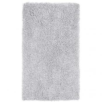 Badematte KLEINE WOLKE Dana, grau (silbergrau), H:25mm, Polyester, Baumwolle, Badematten, Badteppich, Uni Farben, quadratisch & rechteckig erhältlich