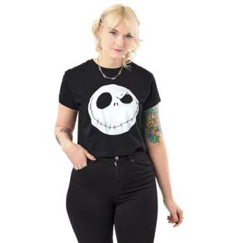 Royal Disney Women’s Cropped Shirt – Black XL