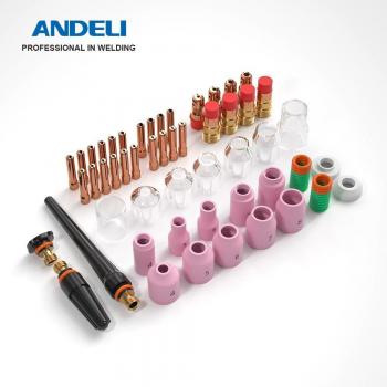 WP-9F/17/18/26 TIG Welding Torch Stubby Gas Lens and Nozzle Kit (12/22/49/68PCS)