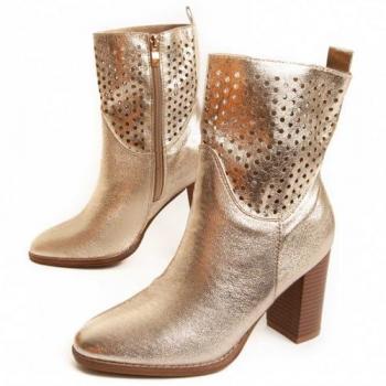Botas Femininas Douradas MONTEVITA BUONAVITTA