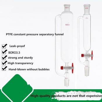 Embudo cilíndrico PTFE, presión constante, 2 uds., 10/50/250/500 ML