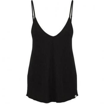 Mandy Black Stretch Camisole (Modal-Spandex) – 3 / UK 12 / EUR 40