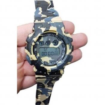 Orologio Cronografo Digitale Zh 7901 Uomo Camouflage Beige