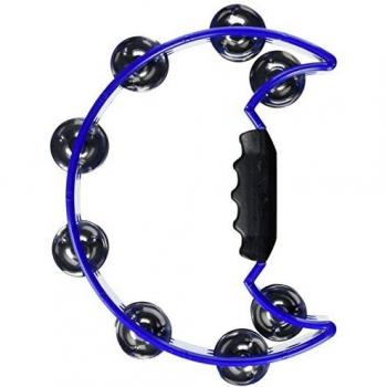Stagg Cutaway Tambourine 16 Jingles Blue